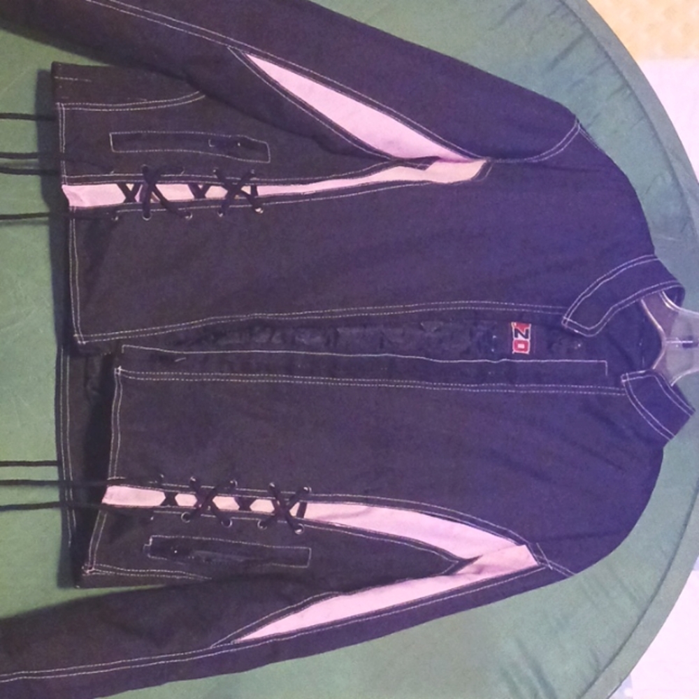 Zony motorcycle jacket Black and pink.size large